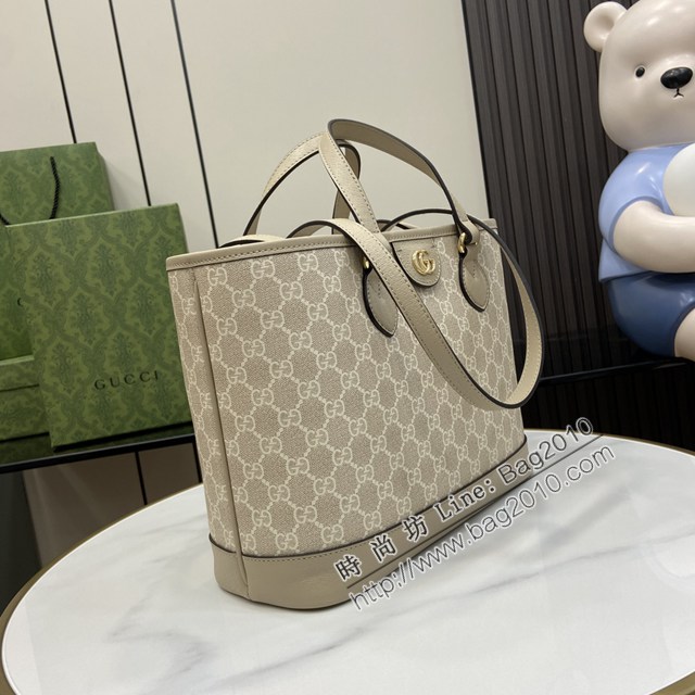 Gucci專櫃古馳最新款Ophidia系列GG迷你托特包手提包 jh2514型號：765043